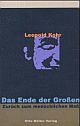Cover: Das Ende der Großen