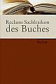 Cover: Reclams Sachlexikon des Buches