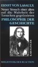 Cover: Neuer Versuch einer alten, auf die Wahrheit der Tatsachen gegründeten Philosophie der Geschichte