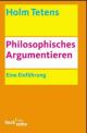 Cover: Philosophisches Argumentieren Cover: Philosophisches Argumentieren