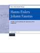 Cover: Hanns Eislers 'Johann Faustus'