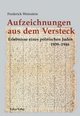 Cover: Aufzeichnungen aus dem Versteck