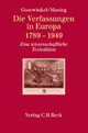Cover: Die Verfassungen in Europa 1789-1949