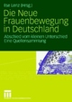 Cover: Die neue Frauenbewegung in Deutschland