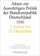 Cover: Akten zur Auswärtigen Politik der Bundesrepublik Deutschland 1980
