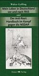Cover: Mein Leben in Deutschland vor und nach 1933