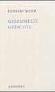 Cover: Herbert Meier: Gesammelte Gedichte Cover: Herbert Meier: Gesammelte Gedichte