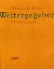 Cover: Weitergegeben