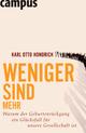 Cover: Weniger sind mehr