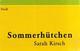 Cover: Kirsch, Sarah: Sommerhütchen