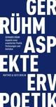 Cover: Aspekte einer erweiterten Poetik