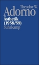 Cover: Ästhetik (1958/59) Cover: Ästhetik (1958/59)