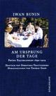 Cover: Am Ursprung der Tage Cover: Am Ursprung der Tage