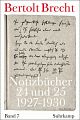 Cover: Bertolt Brecht: Notizbücher 24 und 25
