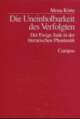Cover: Die Uneinholbarkeit des Verfolgten