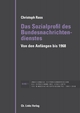 Cover: Das Sozialprofil des Bundesnachrichtendienstes