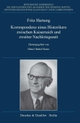 Cover: Fritz Hartung - Korrespondenz eines Historikers zwischen Kaiserreich und zweiter Nachkriegszeit.