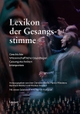Cover: Lexikon der Gesangsstimme