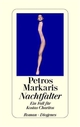 Cover: Petros Markaris. Nachtfalter - Roman. Diogenes Verlag, Zürich, 2001.