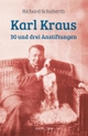 Cover: Richard Schuberth. Karl Kraus - 30 und drei Anstiftungen. Klever Verlag, Wien, 2016.