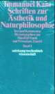 Cover: Schriften zur Ästhetik und Naturphilosophie