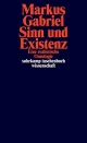 Cover: Markus Gabriel. Sinn und Existenz - Eine realistische Ontologie. Suhrkamp Verlag, Berlin, 2016.