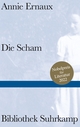 Cover: Annie Ernaux. Die Scham. Suhrkamp Verlag, Berlin, 2020.