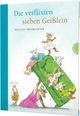 Cover: Sebastian Meschenmoser. Die verflixten sieben Geißlein. Thienemann Verlag, Stuttgart, 2017.