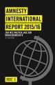 Cover: Amnesty International Report 2015/16 - Zur weltweiten Lage der Menschenrechte. S. Fischer Verlag, Frankfurt am Main, 2016.